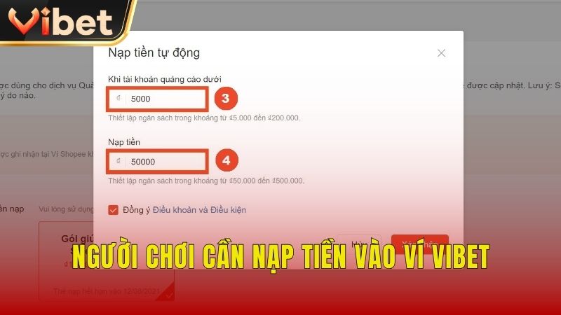 nạp tiền vibet