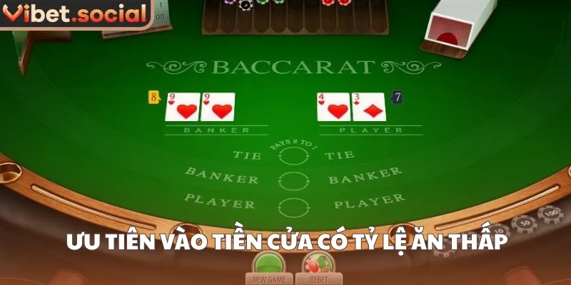 Ưu tiên vào tiền cửa có tỷ lệ ăn thấp