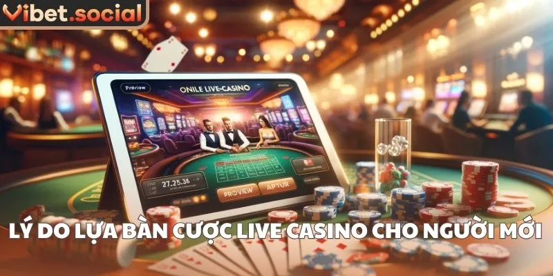 Lý do lựa bàn cược live casino cho người mới
